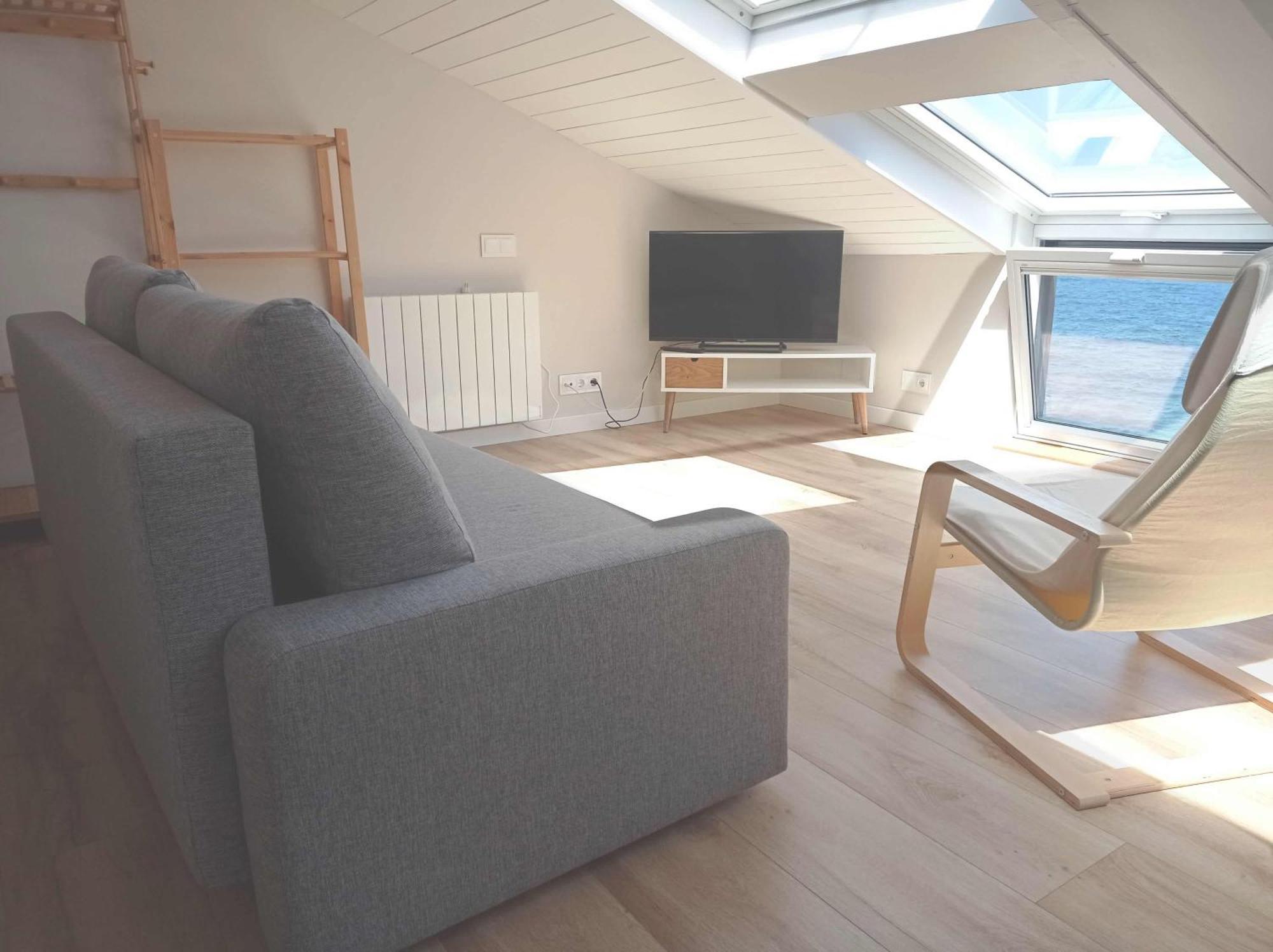 Vila Marina. Casa Marinera Con Terraza Sobre El Mar En Caion Cayón Exteriér fotografie
